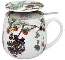 TISANIERA C-C PORCELLANA+FILTRO 420ML FRUTTI DI