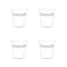 SET 4 BICCHIERE LIQUORE SD LIMONCELLO