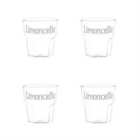 SET 4 BICCHIERE LIQUORE SD LIMONCELLO