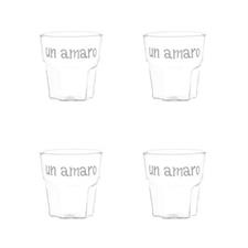 SET 4 BICCHIERE LIQUORE SD UN AMARO