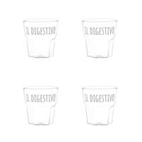 SET 4 BICCHIERE LIQUORE SD IL DIGESTIVO