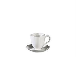 TAZZA CAFFE' BRUSHED BIANCA