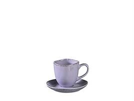 TAZZA CAFFE' BRUSHED LILLA S