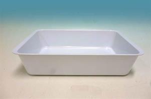 VASCHETTA MELAMINA BIANCA 25X35