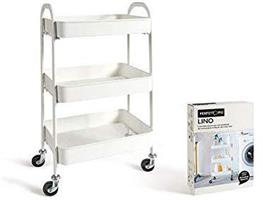 CARRELLO PORTAVERDURE LINO 3 PIANI METAL BIANCO
