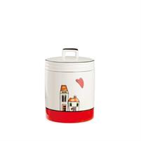 BARATTOLO LE CASETTE PORCELLANA P. ROSSO D9XH12