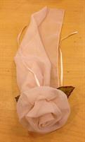 BOCCIO ROSA SACCHETTO ORGANZA