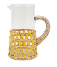 CARAFFA BROCCA VETRO 2000ML INTRECCI