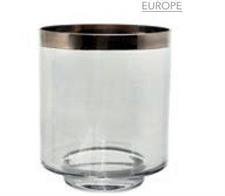 PORTACANDELA VETRO D22 X H26