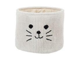 CESTA GIOCHI GATTO BIANCO