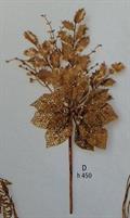 FIORE CON STELLA NATALE DORATA