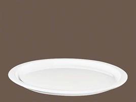 PIATTO TORTA D.34 BIANCO PORCE