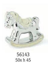 CAVALLO DONDOLO 56143 ARGENT.