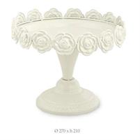 ALZATA  METALLO BIANCACON ROSE