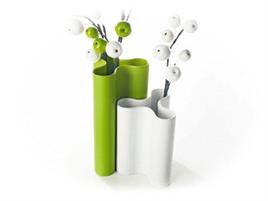 VASO CERAMICA BIANCO 18CM