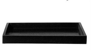 VASSOIO LEGNO NERO 24,5X32,5X3