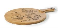 TAGLIERE LEGNO TONDO BAMBU' FORMAGGI 30CM.