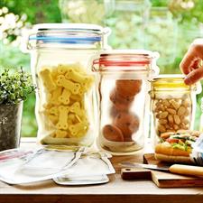 SET 2 BUSTINE CON ZIP 1000M G 17,4X7X24,6CM