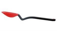CUCCHIAIO FONDO SILICONE ROSSO MANICO NYLON