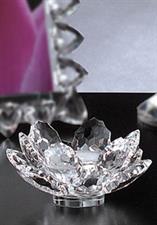 PORTACANDELE  CRISTALLO  BASSO