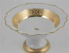 ALZATA PORCEL. CON ORO LIMOGES