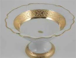ALZATA PORCEL. CON ORO LIMOGES