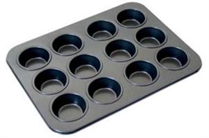 STAMPO CUPCAKE ANTIADERENTE 12 IMPRONTE D4,5