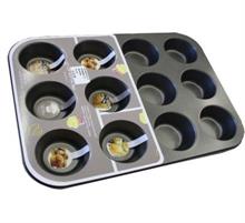 STAMPO MUFFIN ANTIADERENTE 12 IMPRONTE