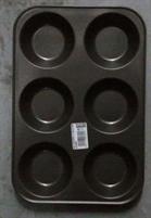STAMPO MUFFIN ANTIADERENTE 6 IMPRONTE GNALI