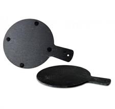 TAGLIERE TONDO CON MANICO ARDESIA