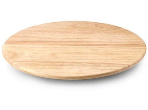 TAGLIERE LEGNO TONDO GIREVOLE 40 NAT