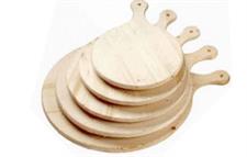 TAGLIERE POLENTA LEGNO 40CM CON MANICO 39-1