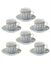 SET 6 TAZZA CAFFE' C/P TANGERI