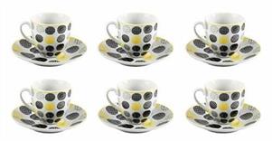 SET 6 TAZZA CAFFE' C/P ITACA