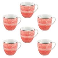 SET 6 TAZZA CAFFE' SENZA PIATTO CORINTO