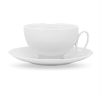TAZZA TE' C/P MODULO PORCELLANA BIANCA