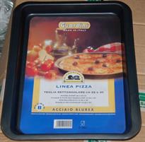 STAMPO PIZZA RETTANGOLARE FERRO BLUREX 30X22