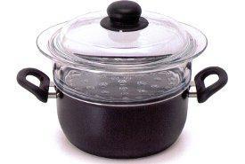 VAPORIERA ANTIADERENTE+CESTELLO PYREX FIRENZE 20