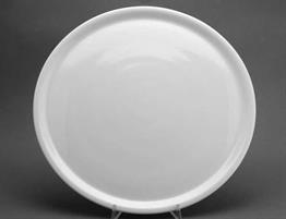 PIATTO PIZZA NAPOLI BIANCO PORCELLANA 35CM