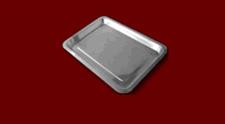 VASSOIO RETT. INOX 40X28 UMBR
