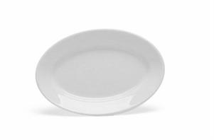 VASSOIO OVALE TIVOLI BIANCO PORCELLANA 23CM
