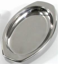 VASSOIO OVALE INOX GRATIN 35CM 21783