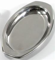 VASSOIO OVALE INOX GRATIN 40CM 22405