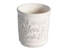PORTASPAZZOLINI BICCHIERE BAGNO CERAMICA SCRITTE