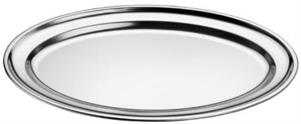 VASSOIO OVALE INOX PORTATA ILSA 35CM