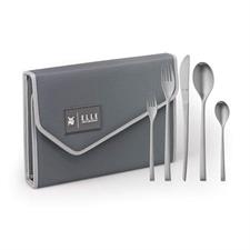 SERVIZIO POSATE INOX 30PZ ELLE