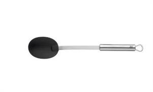 CUCCHIAIONE NYLON+INOX NERO