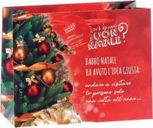 BORSA CARTA NATALE 23X10X18H