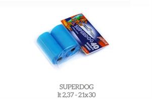 2 ROTOLI SACCHETTI IGIENICI CANI SUPERDOG 21X30