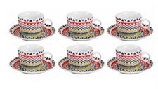 SET 6 TAZZA CAFFE' C/P ELETTRA